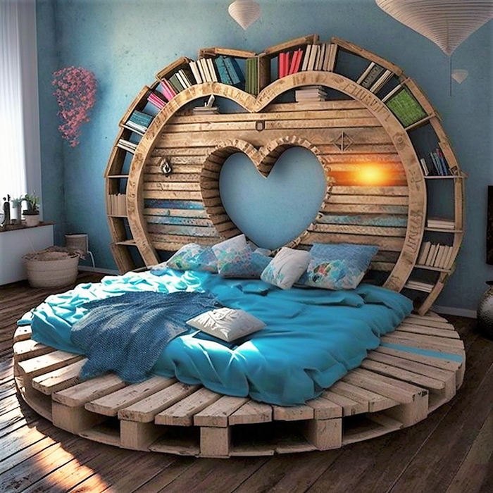 wood pallet bed ideas (11)