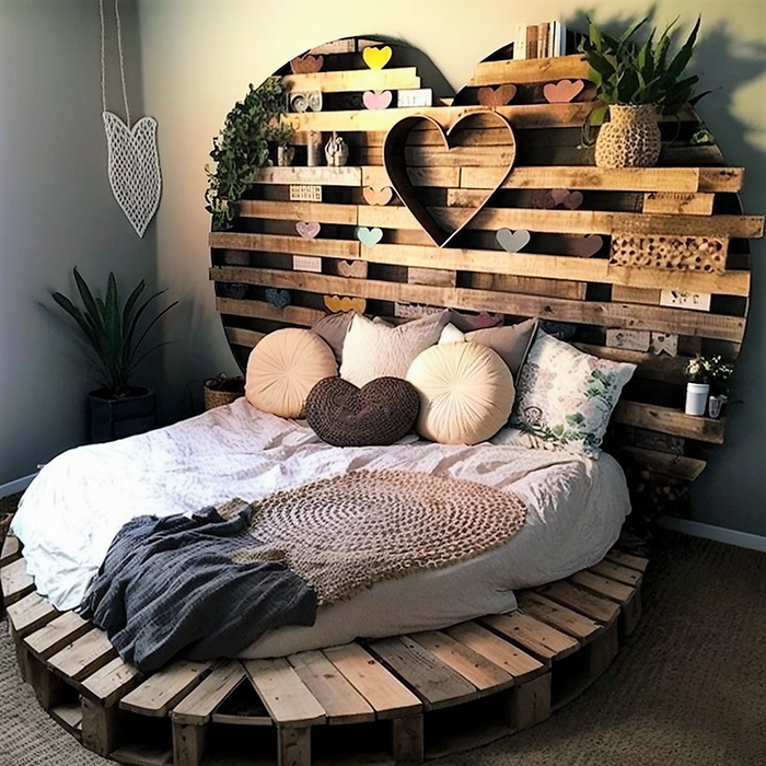 wood pallet bed ideas (12)