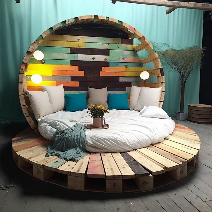 wood pallet bed ideas (14)