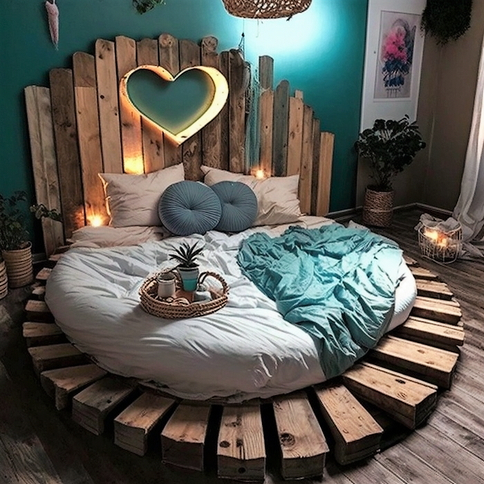wood pallet bed ideas (23)