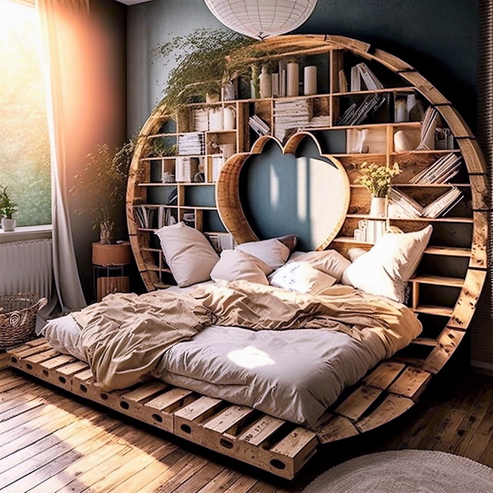 wood pallet bed ideas (4)
