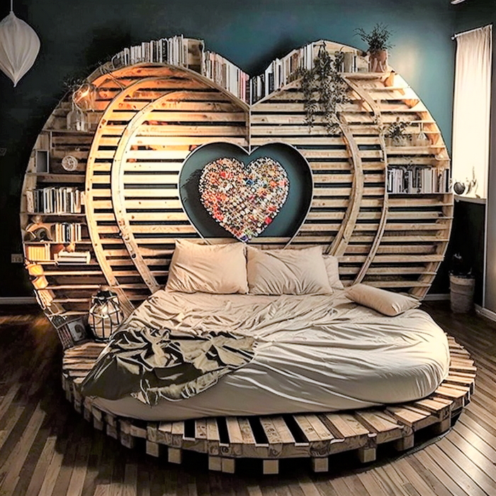 wood pallet bed ideas (9)
