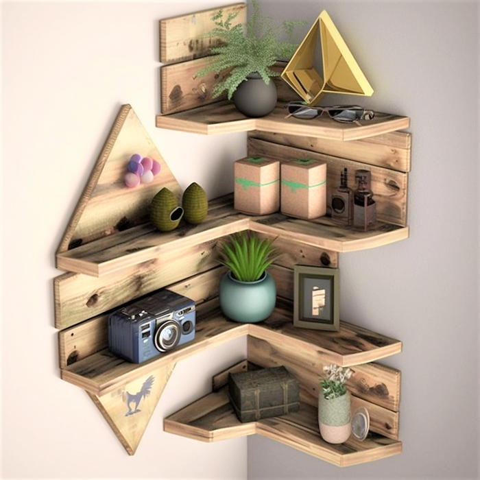 wood pallet corner shelf ideas (27)