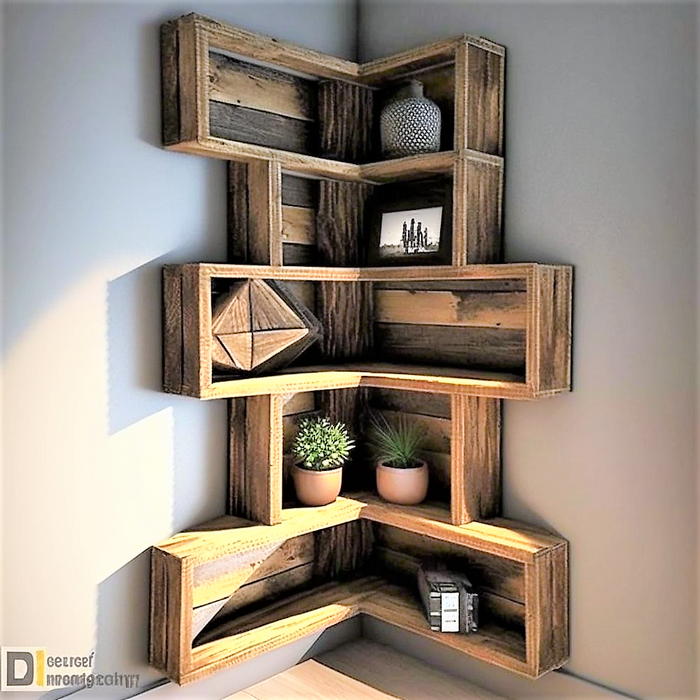 wood pallet corner shelf ideas (28)